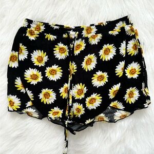 PacSun Kirra Sunflower Print Wrap Style Shorts